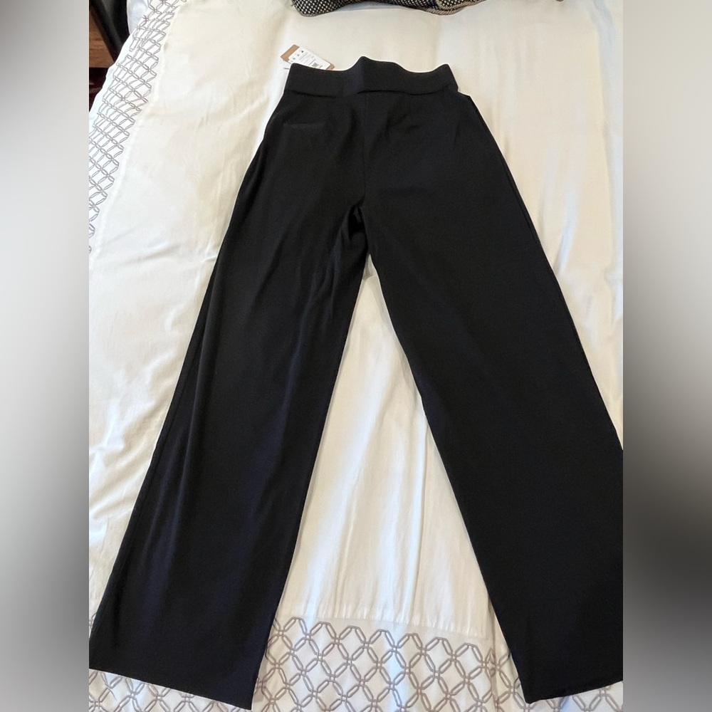 OGL Elegant Black Wide Leg Pants